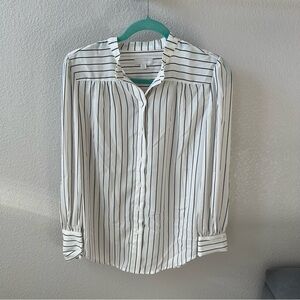 ⭐️14th & Union Black and white Button Down Blouse